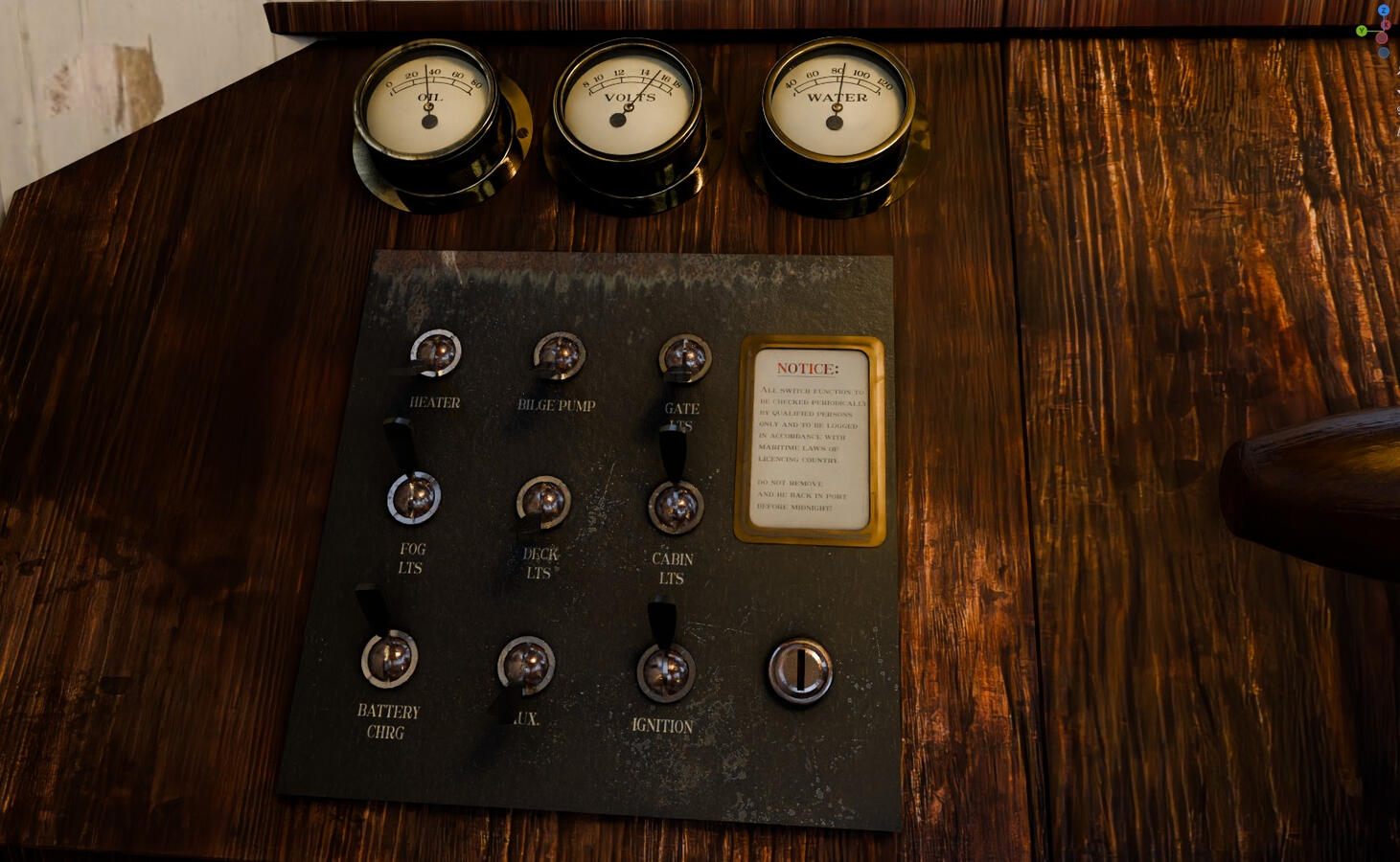 brass dials and flicky switches ahoy
